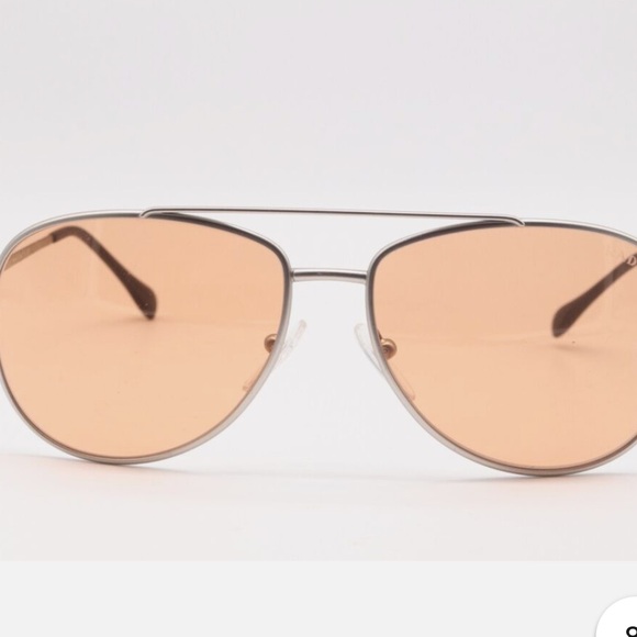 Prada Aviator Sunglasses with Orange Lenses - Picture 5 of 6